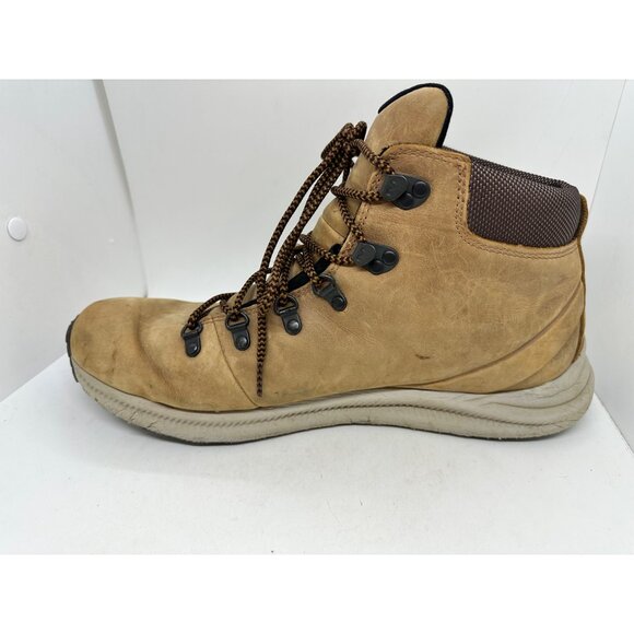 Merrell Ontario Mens 14 Vibram Mid Hiking Boots  Brown Tan Hiking Work Shoe main image 12